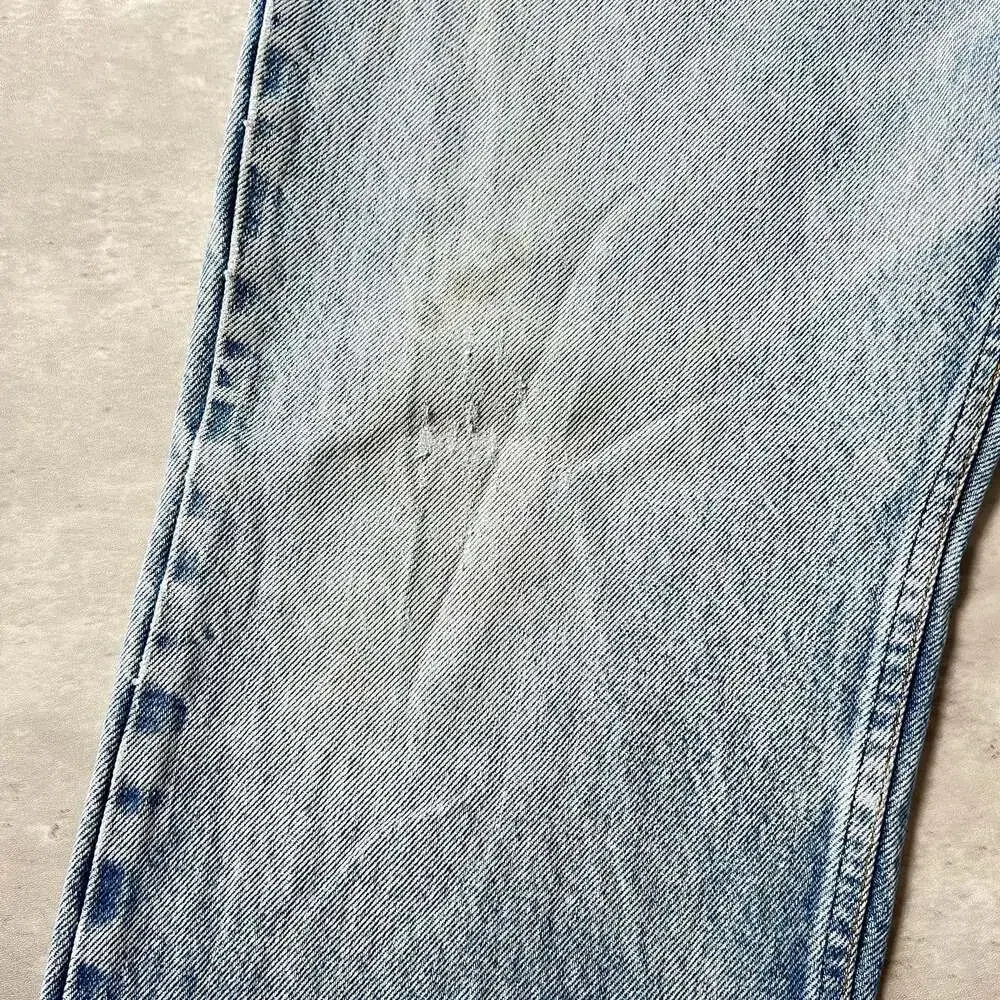 Vintage Levi's 517 Orange Tab Light Wash Denim Jeans Fit (36x29)